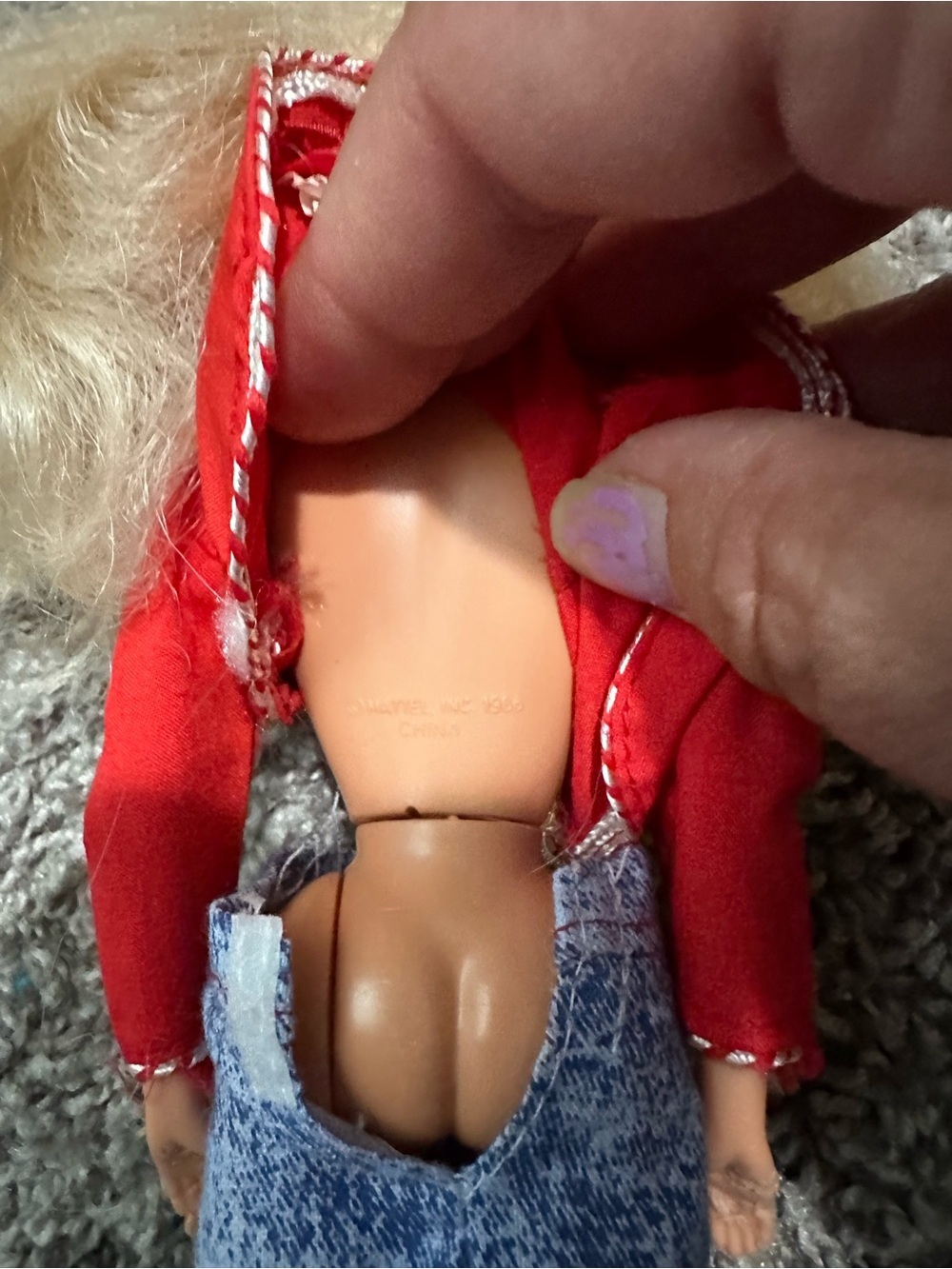 Vintage 1966 Mattel barbie doll with red Blazer Jacket with Contrast Trim - Picture 6 of 9